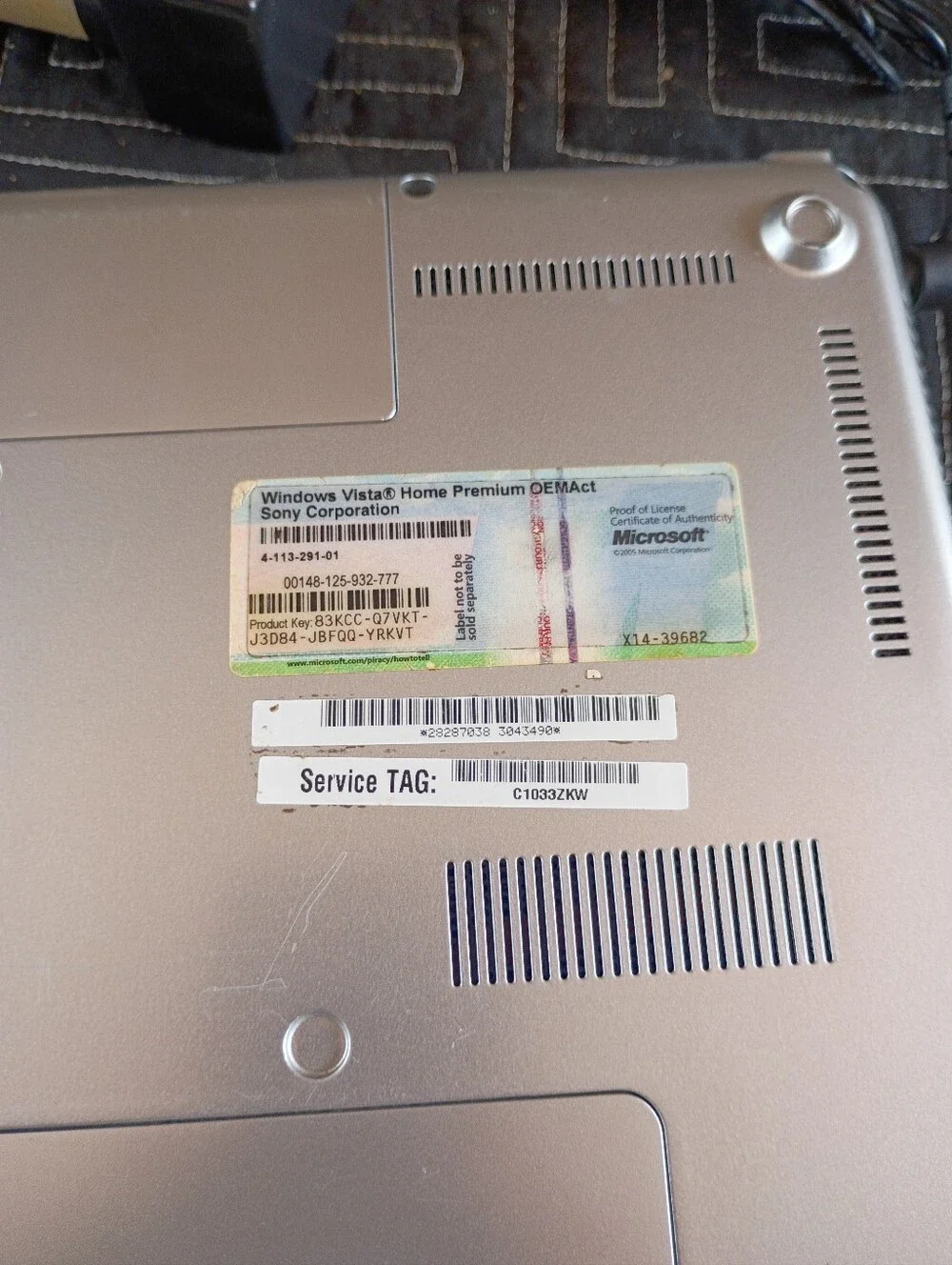 Sony VAIO PCG-3E2L Laptop with Charger Factory Reset Tested